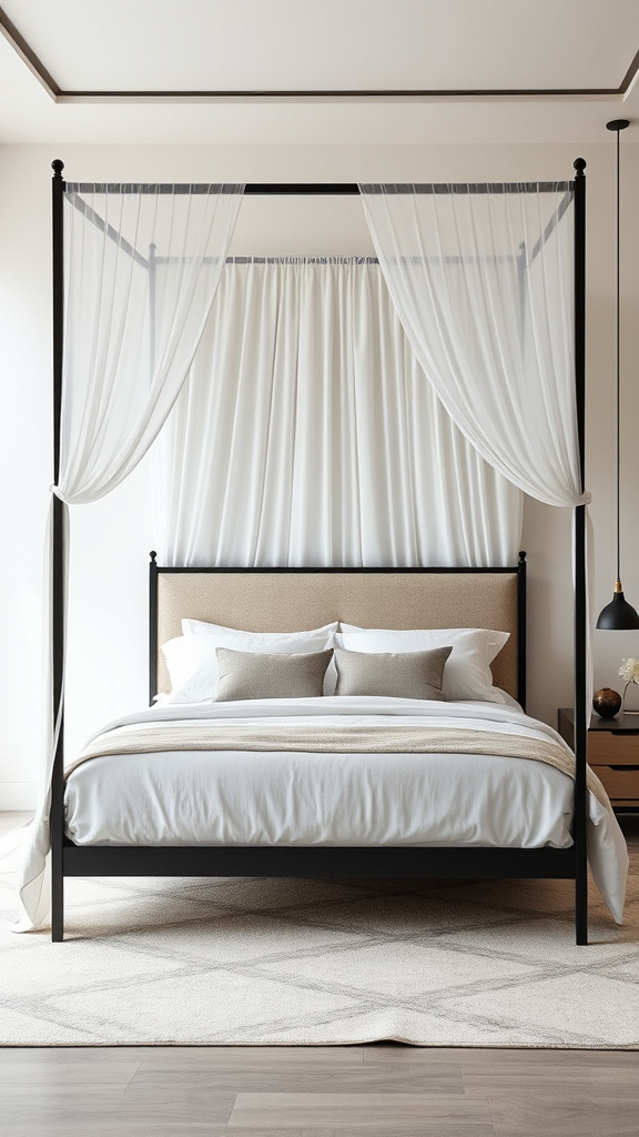 20. Canopy Beds With Minimal Flair