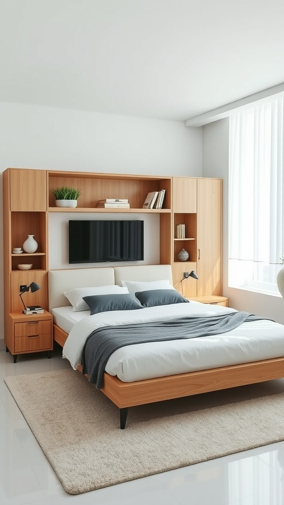 3. Multi-Functional Minimalist Beds