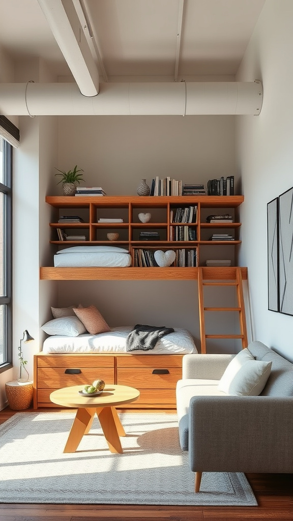 8. Compact Urban Loft Solutions