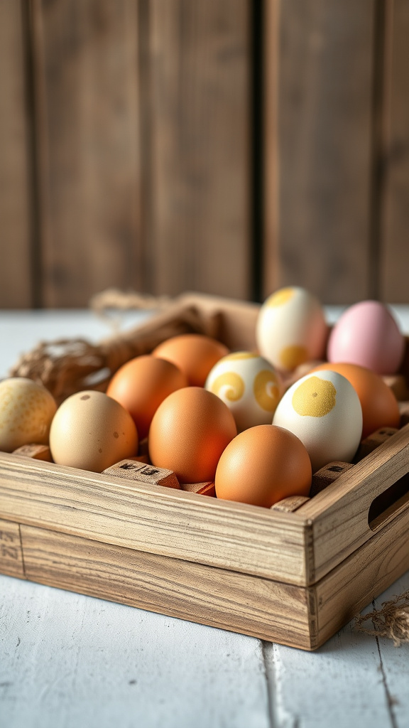 12. Vintage-Inspired Egg Crates