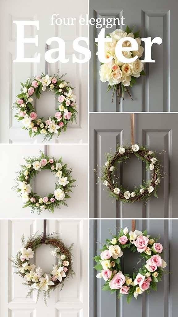 4. Elegant Easter Wreath Designs