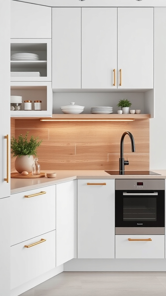 10. Go Minimalist with Handleless Designs