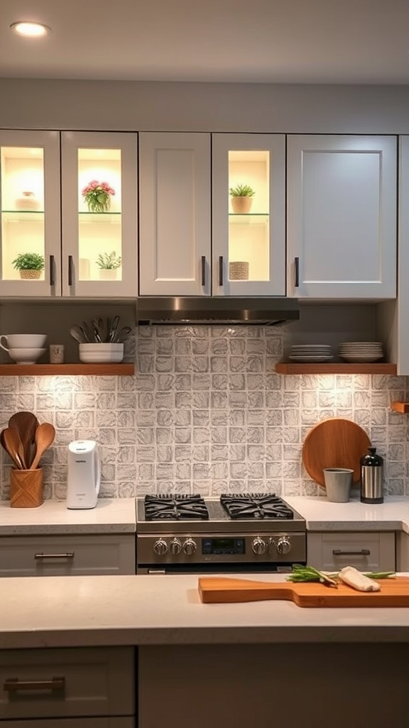16. Under Cabinet Lighting on a Budget