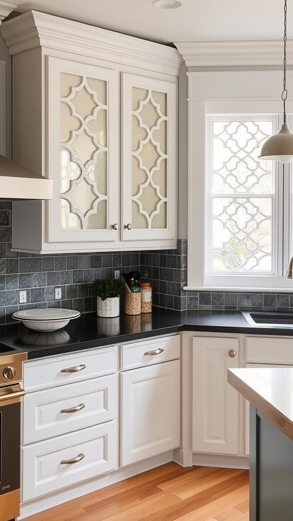 21. Creative Cabinet Door Inserts