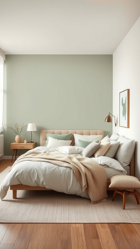 21. Lofty Dreams: Sage Green and Neutral Loft