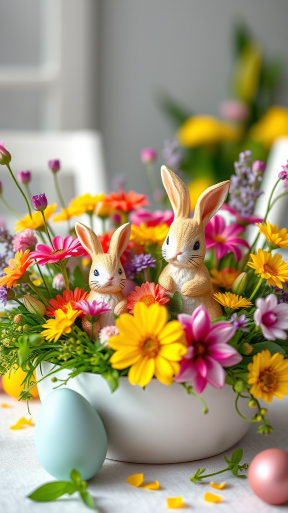20. Rainbow Bunny Garden