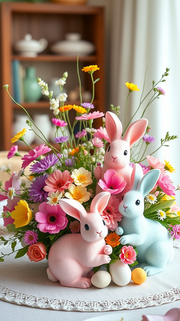 22. Pastel Parade Bunny Arrangement