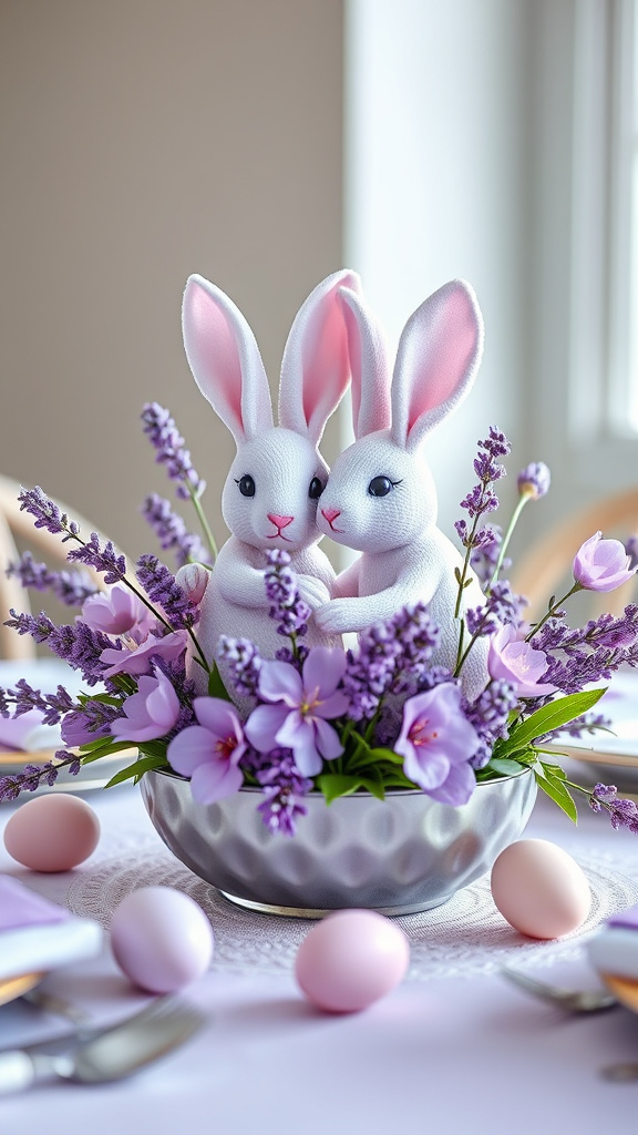 6. Lavender Love Bunny Display
