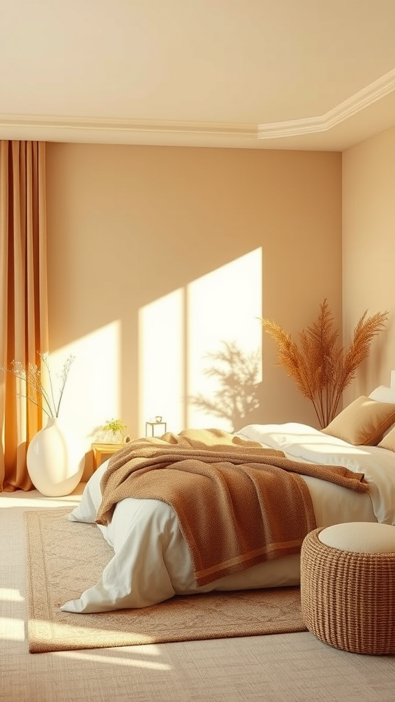10. Golden Morning: Soft Brown Interiors