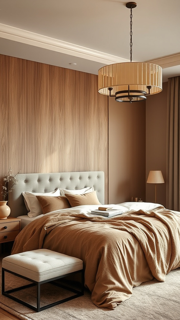 3. Luxe Light Brown Bedroom Inspirations