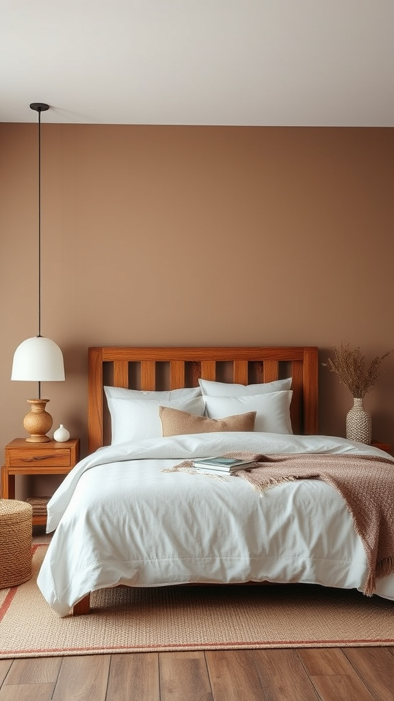 6. Rustic Charm: Light Brown Backdrop