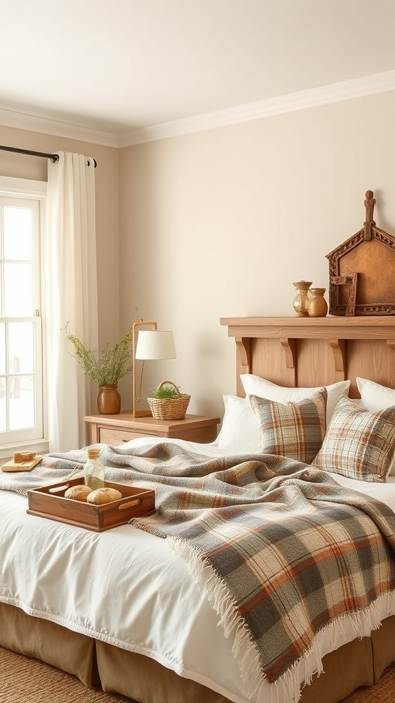 16. Farmhouse Charm with Beige Walls