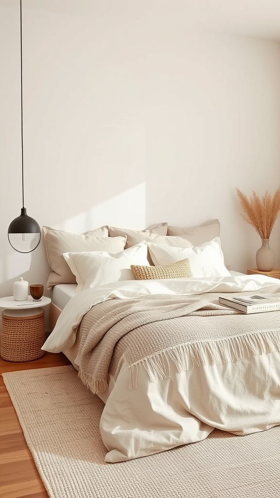 5. Monochrome Magic: Beige Bedrooms