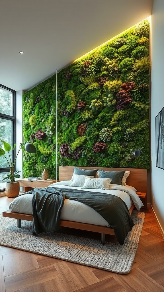 13. Organic Moss Wall Masterpieces