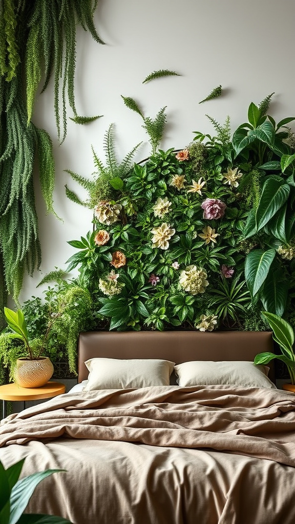 18. Elegant Botanic Wall Designs