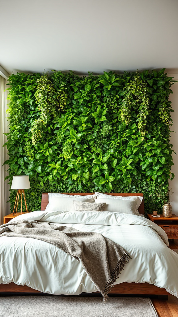 2. Serene Lush Vertical Gardens