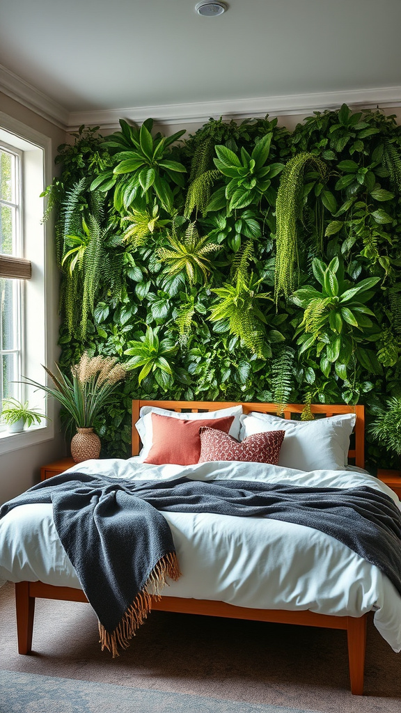 21. Bohemian Fresh Foliage Walls