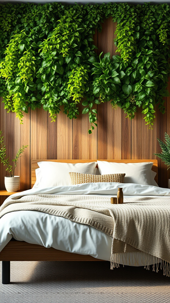 22. Nature-Chic Accent Walls