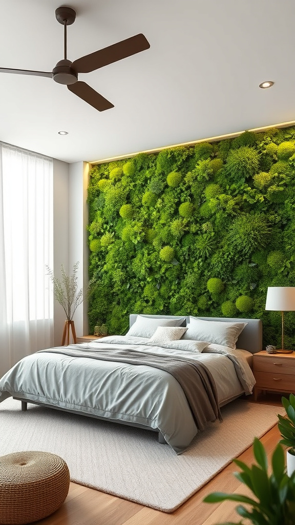 23. Refreshing Moss Garden Backdrops