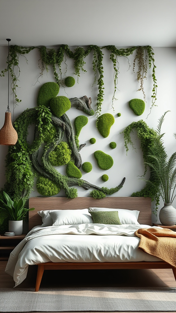 24. Zen Greenery Wall Concepts