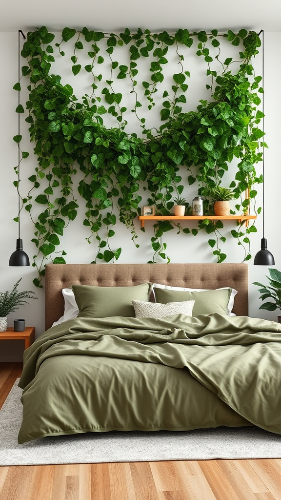 5. Indoor Ivy Accents for Bedrooms