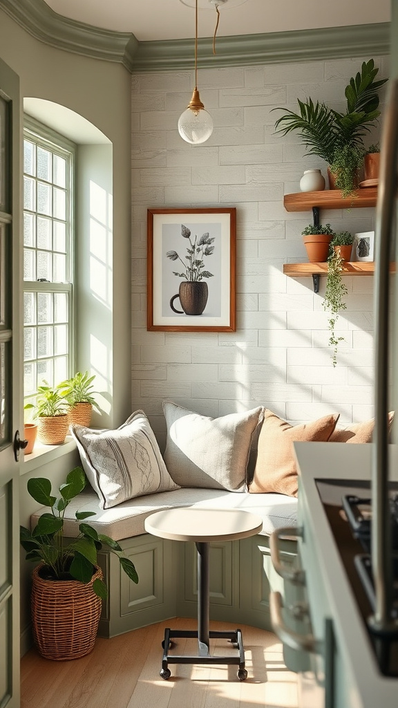 11. Cozy Sage Corner Nooks