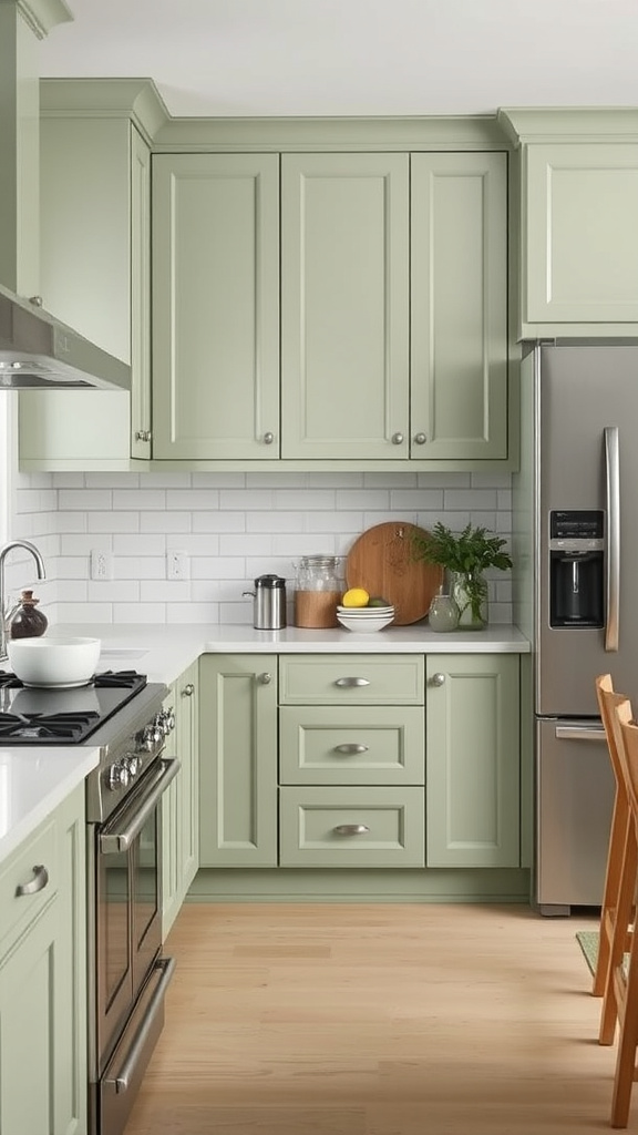 16. Sage Paint for a Fresh Look