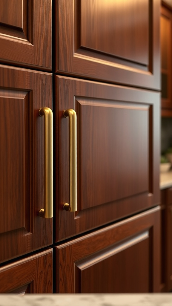 15. Polished Brass Handles