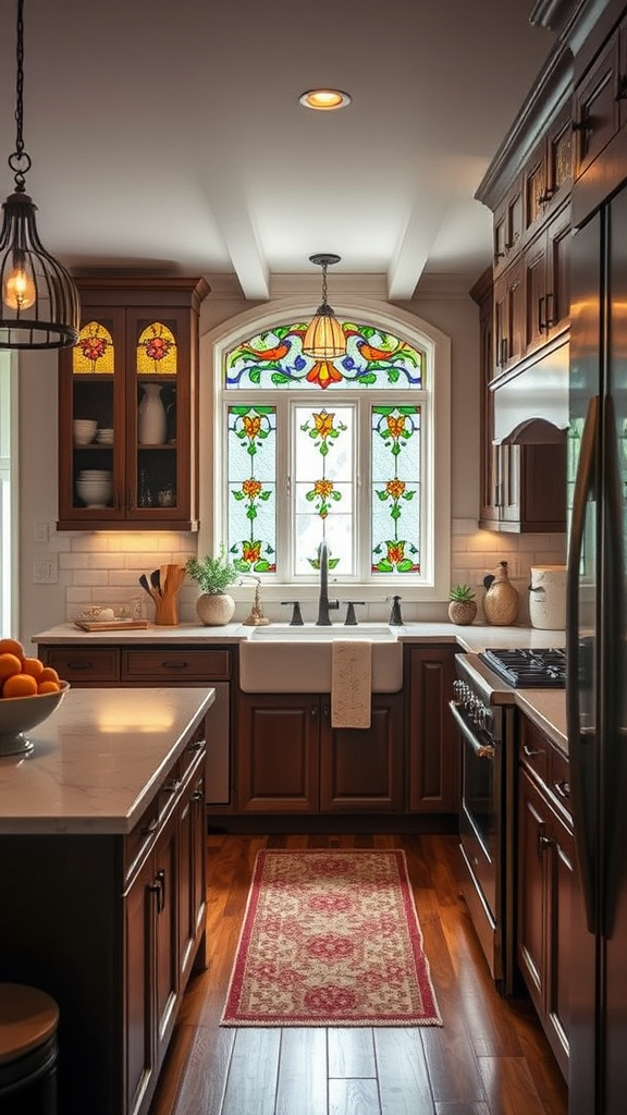 24. Stain-Glass Accents