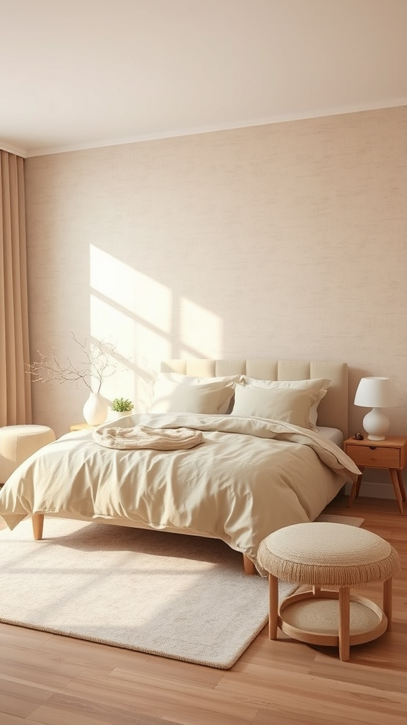 9. Beige Bliss Bedroom