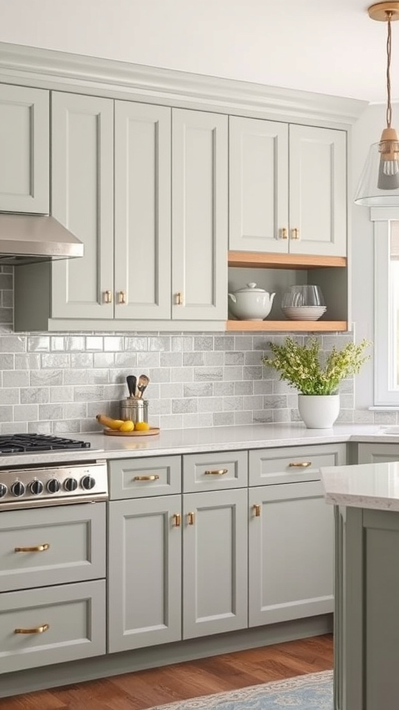 22. Stylish Sage Cabinet Makeovers