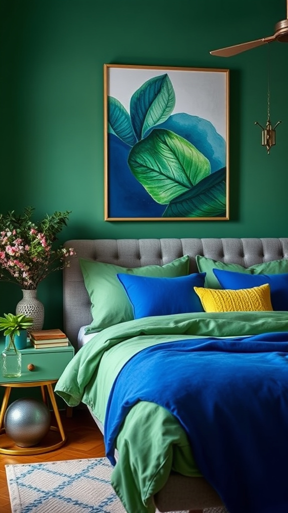 12. Cobalt Adorned Green Spaces