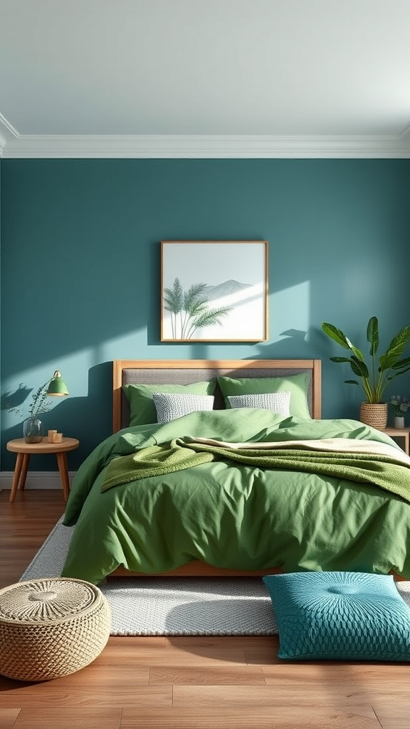 18. Blue Sky, Green Earth Bedroom