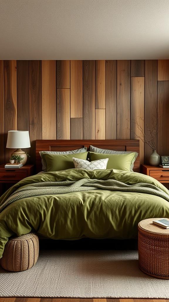 3. Nature's Embrace: Cozy Green Brown Hues