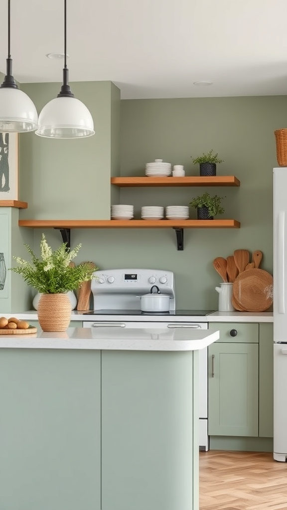 14. Refreshing Sage Green Paint