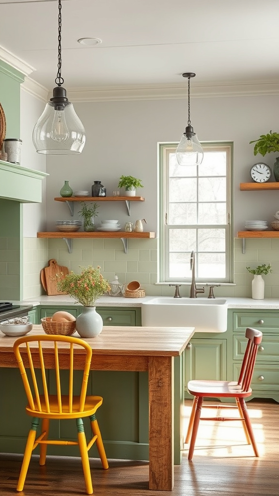 17. Eclectic Sage Green Flair