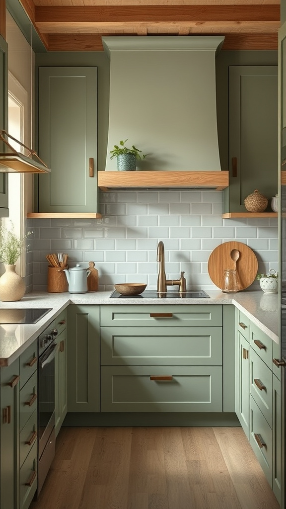 22. Subtle Sage Green Undertones