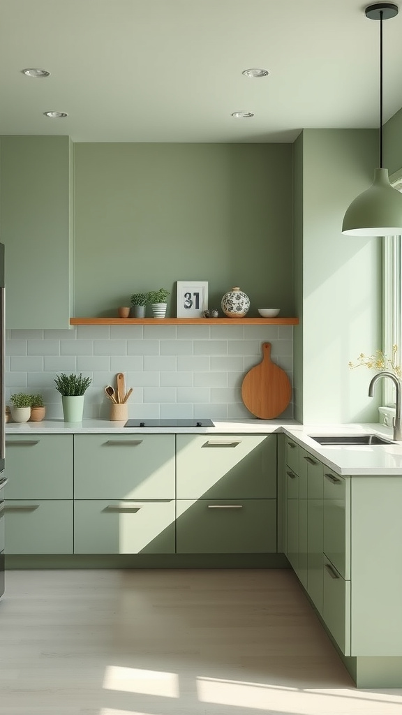 4. Modern Minimalist with Sage
