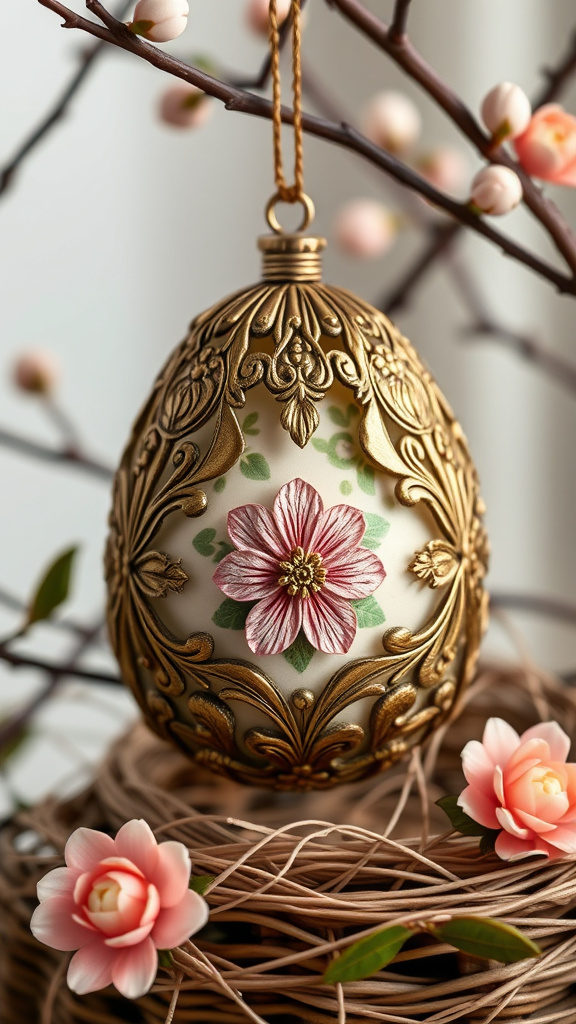 1. Antique Easter Egg Ornaments