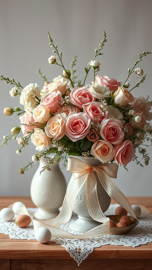 27. Vintage-inspired Floral Arrangements