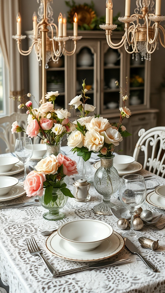 3. Victorian Easter Table Setting