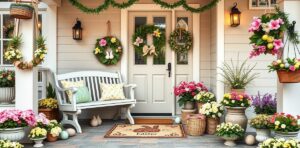 28 Fresh Easter Porch Decor Outdoor to Brighten Your Exterior