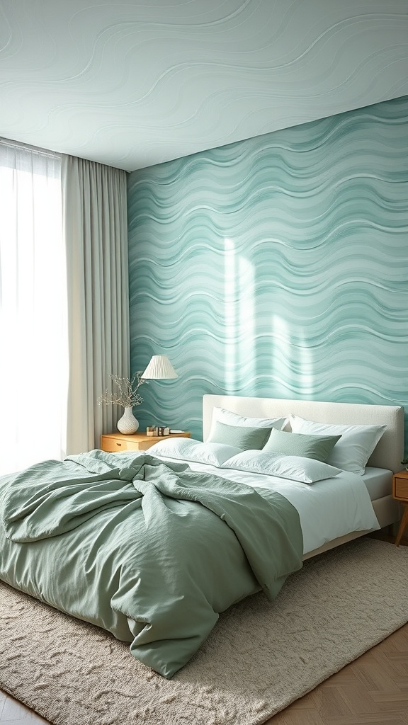 18. Dreamy Sea Green Waves