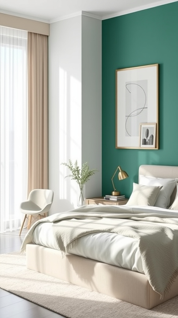 5. Sleek & Chic Sea Green Oasis