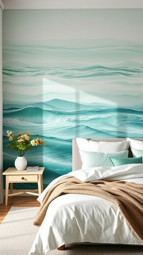 6. Tranquil Tides: Sea Green Bliss