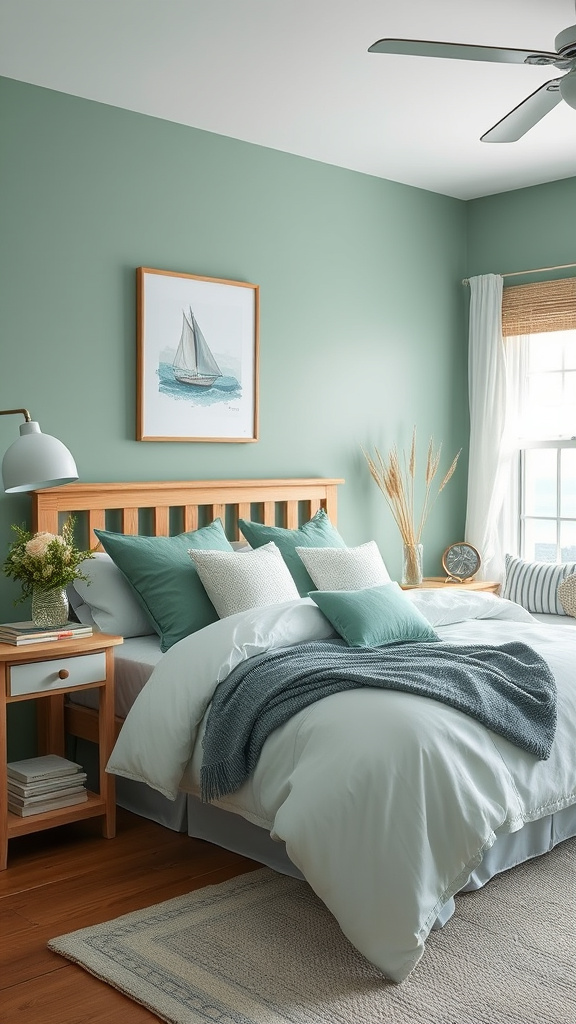 9. Nautical Nights: Sea Green Wave